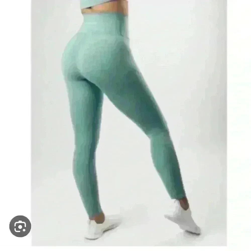 Alphalete OG Revival Leggings Jade Green Women's Size small